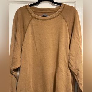 Aerie tan sweatshirt size l